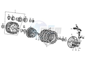 GPR R - 50 cc drawing CLUTCH