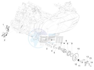 Medley 125 4T ie ABS E4 (EMEA) drawing Rocking levers support unit