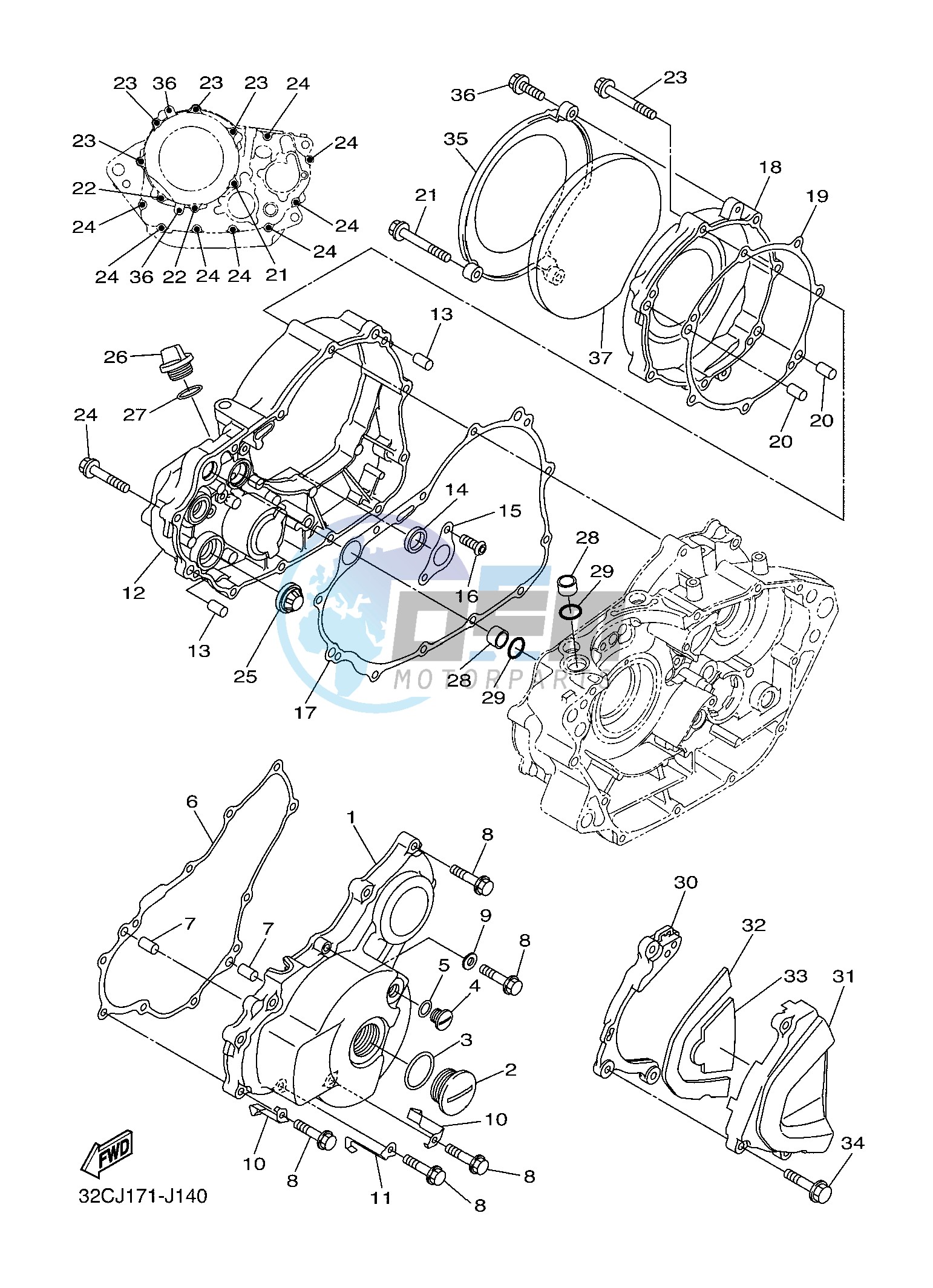 CRANKCASE COVER 1