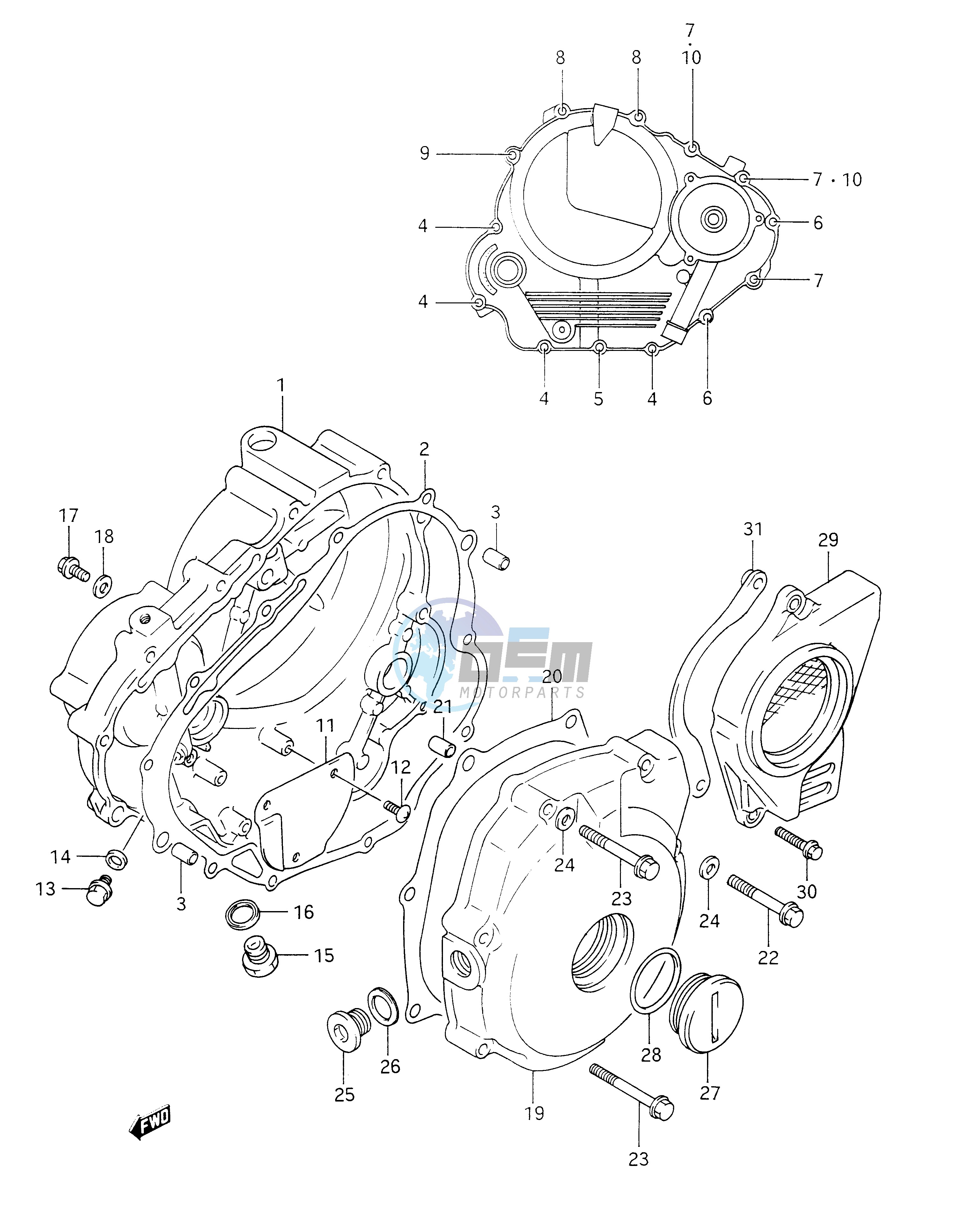 CRANKCASE COVER