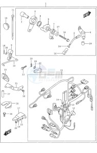 DF 25A drawing Opt: Remote Control Parts