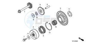 CBR1000RA9 ED / ABS REP drawing STARTING CLUTCH