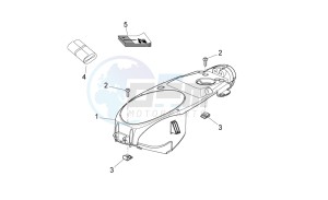 Scarabeo 125-200 ie Light drawing Undersaddle