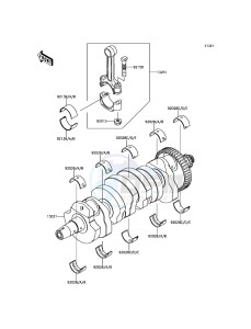 Z800 ABS ZR800BDS FR GB XX (EU ME A(FRICA) drawing Crankshaft