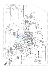 YZ250F (17DH 17DJ 17DK 17DL) drawing CARBURETOR