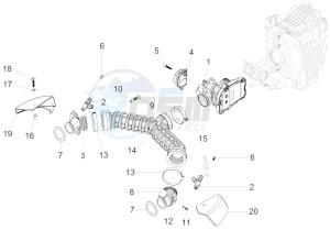 V7 Stone 750 USA-CND drawing Throttle body