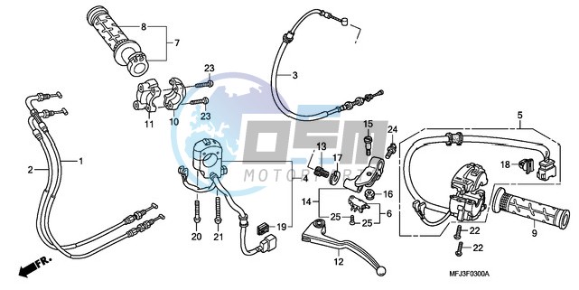 HANDLE LEVER/SWITCH/CABLE