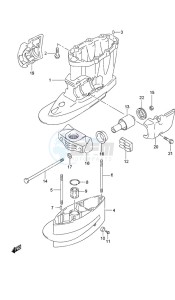 DF 70A drawing Drive Shaft Housing