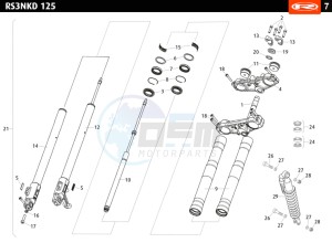 RS3-125-NACKED-RED drawing SUSPENSION