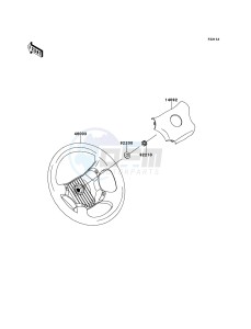 MULE_4010_TRANS_4X4_DIESEL KAF950GDF EU drawing Steering Wheel