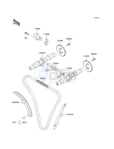 EN 500 C [VULCAN 500 LTD] (C6F-C9F) C6F drawing CAMSHAFT-- S- -_TENSIONER