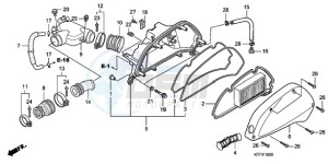 SH1509 Europe Direct - (ED / 2ED) drawing AIR CLEANER