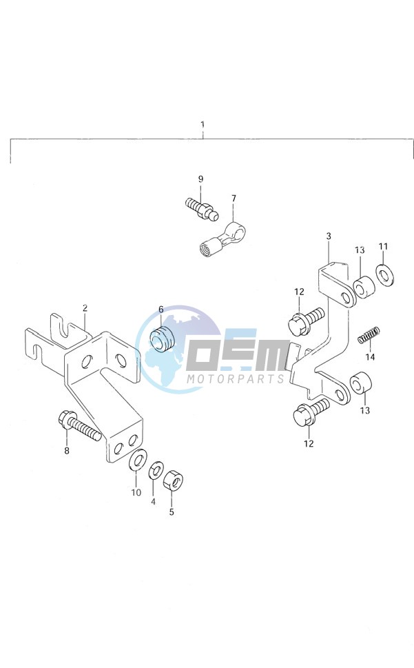 Remote Control Parts S/N 651001 to 652500