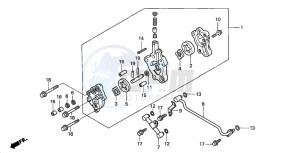 TRX350FE FOURTRAX 350 4X4ES drawing OIL PUMP