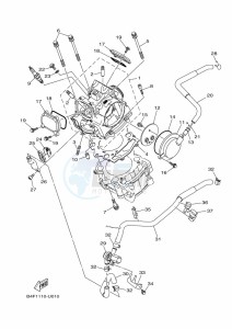 YFM700FWAD GRIZZLY 700 EPS (BDEA) drawing CYLINDER HEAD