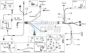 Scarabeo 50 4t 4v net drawing Electrical system