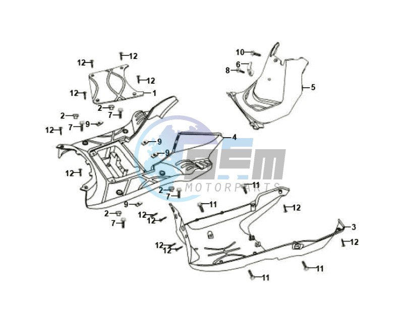 FOOTREST / FRAME COWLING