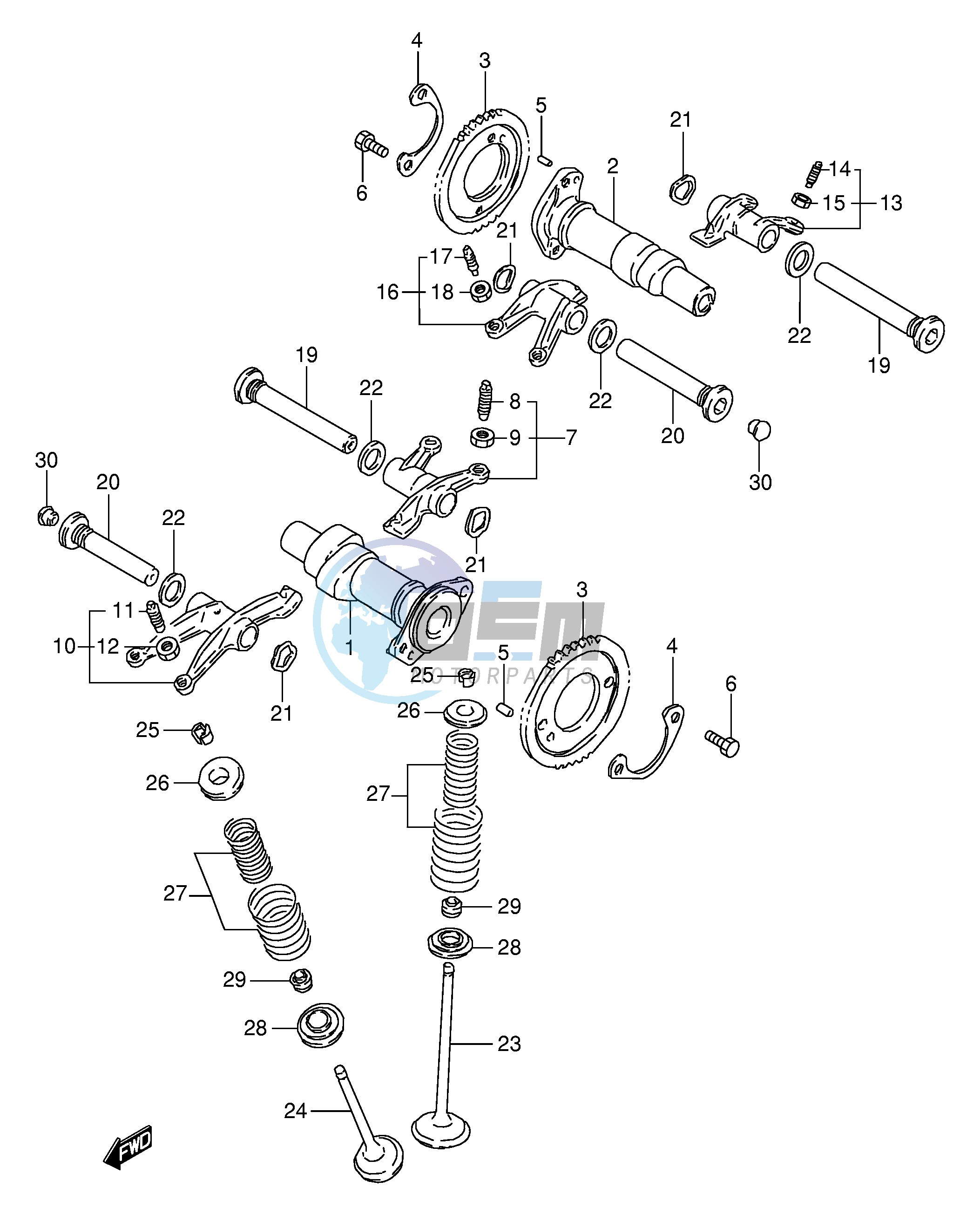 CAMSHAFT - VALVE