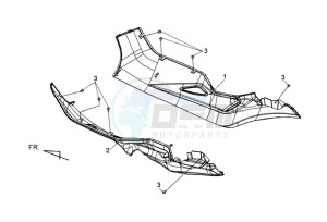 MAXSYM 400 EFI ABS drawing COWLING L / R