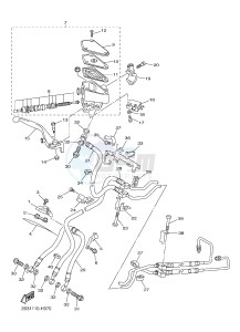 VMX17 VMAX17 1700 VMAX (2S3U) drawing FRONT MASTER CYLINDER