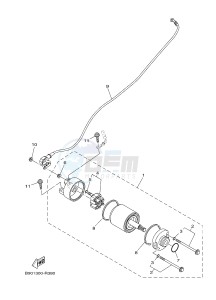 MTN850 MTN-850-A MT-09 ABS (BS29) drawing STARTING MOTOR