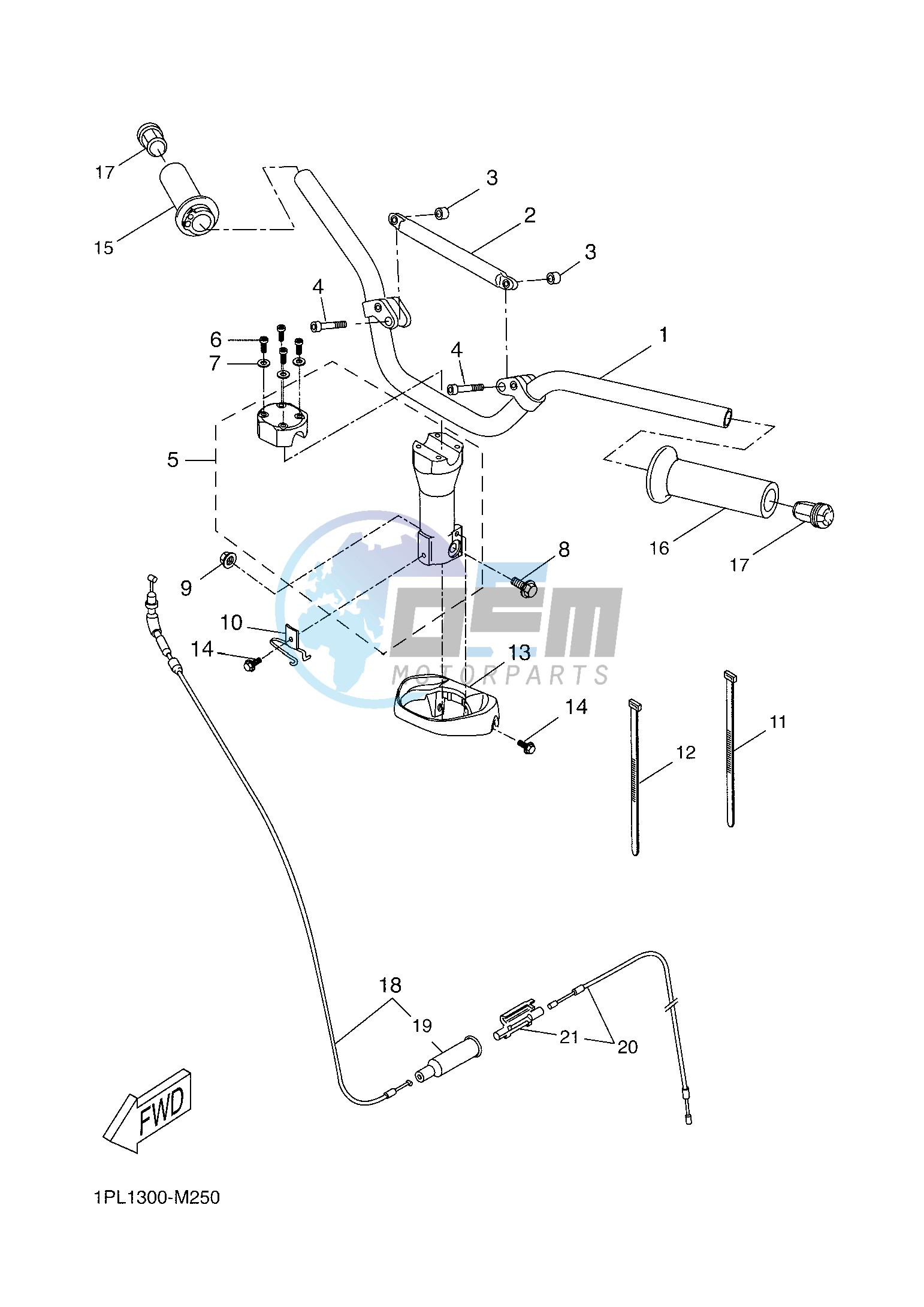 STEERING HANDLE & CABLE