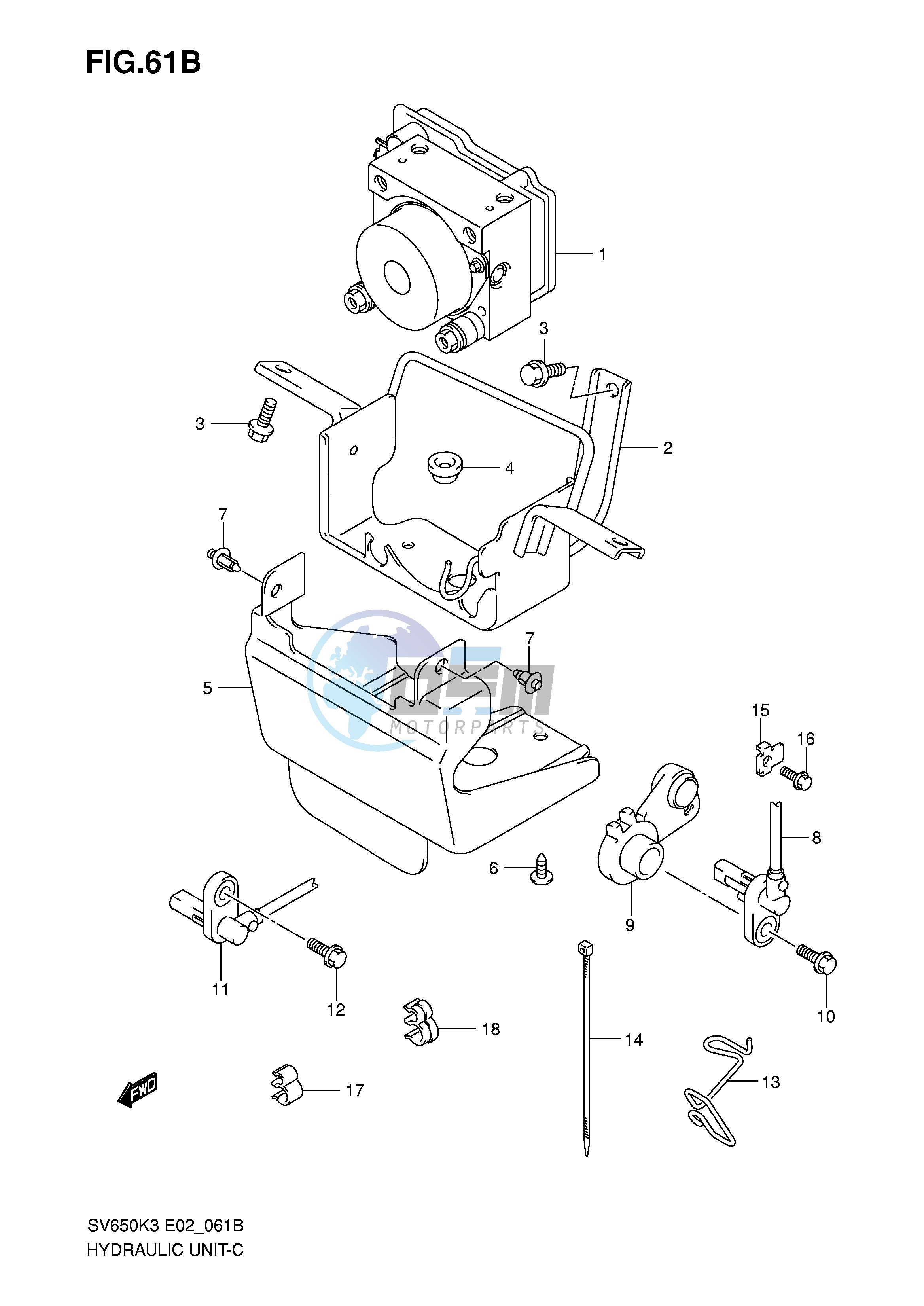 HYDRAULIC UNIT(SV650AK7 UAK7 SAK7 SUAK7)