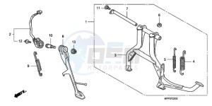 CB1300SA9 KO / ABS BCT TY2 drawing STAND