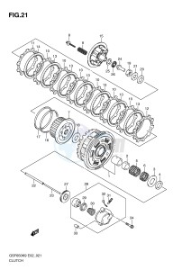 GSF650 (E2) Bandit drawing CLUTCH