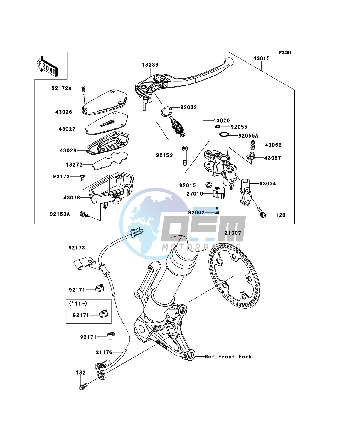 Front Master Cylinder