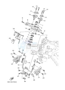 MTM850 MTM-850 XSR900 (B901) drawing STEERING