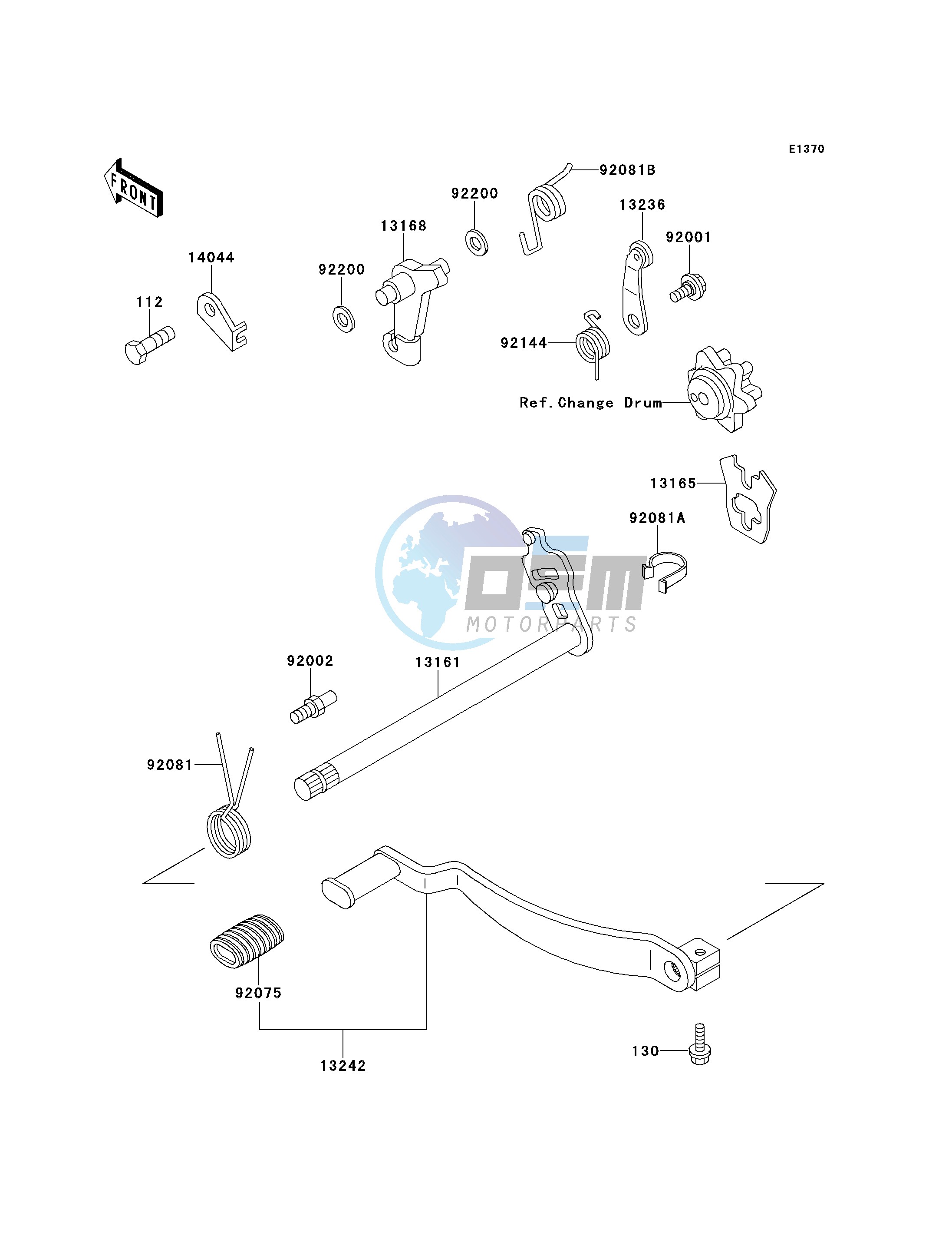 GEAR CHANGE MECHANISM