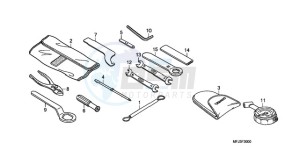 CBR600RR9 France - (F / CMF MME) drawing TOOLS