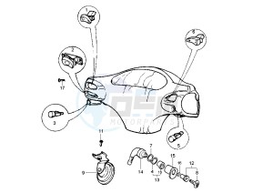 LIBERTY 4T 50 drawing Handlebar Switch