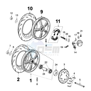 LOOXOR 2A EU drawing WHEELS