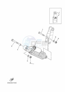 YFM700R YFM70RSXK (2LSS) drawing REAR SUSPENSION