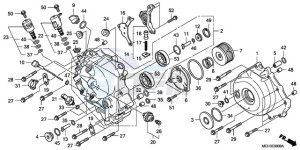 NSA700A9 France - (F / CMF MME) drawing RIGHT CRANKCASE COVER