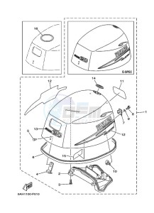 F15CMHL drawing FAIRING-UPPER