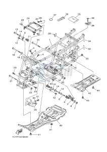 YFM450FWAD YFM450PHE GRIZZLY 450 EPS (2LC6 2LC7) drawing FRAME