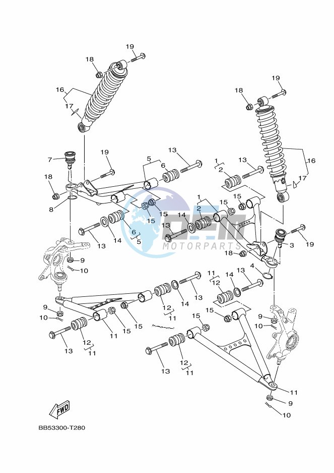 FRONT SUSPENSION & WHEEL