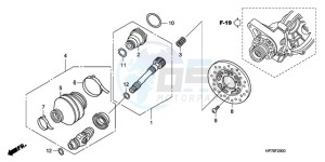 TRX420FPAA Australia - (U / PS) drawing PROPELLER SHAFT