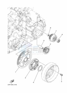 XT1200ZE XT1200ZE SUPER TENERE ABS (BP97) drawing STARTER CLUTCH