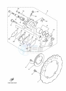 MT-07 MTN690-A (B4CS) drawing REAR BRAKE CALIPER