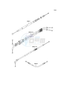 NINJA ZX-12R ZX1200-B4H FR GB GE XX (EU ME A(FRICA) drawing Cables