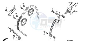 CBR600RA9 E / ABS MME drawing CAM CHAIN/TENSIONER