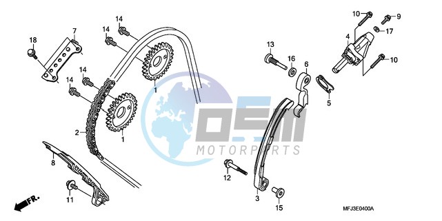 CAM CHAIN/TENSIONER