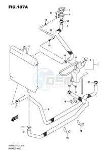 UH200 ABS BURGMAN EU drawing RADIATOR HOSE