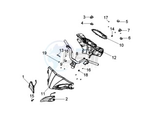 VS125S drawing HANDLEBAR / HANDLEBAR COVER FR / RR