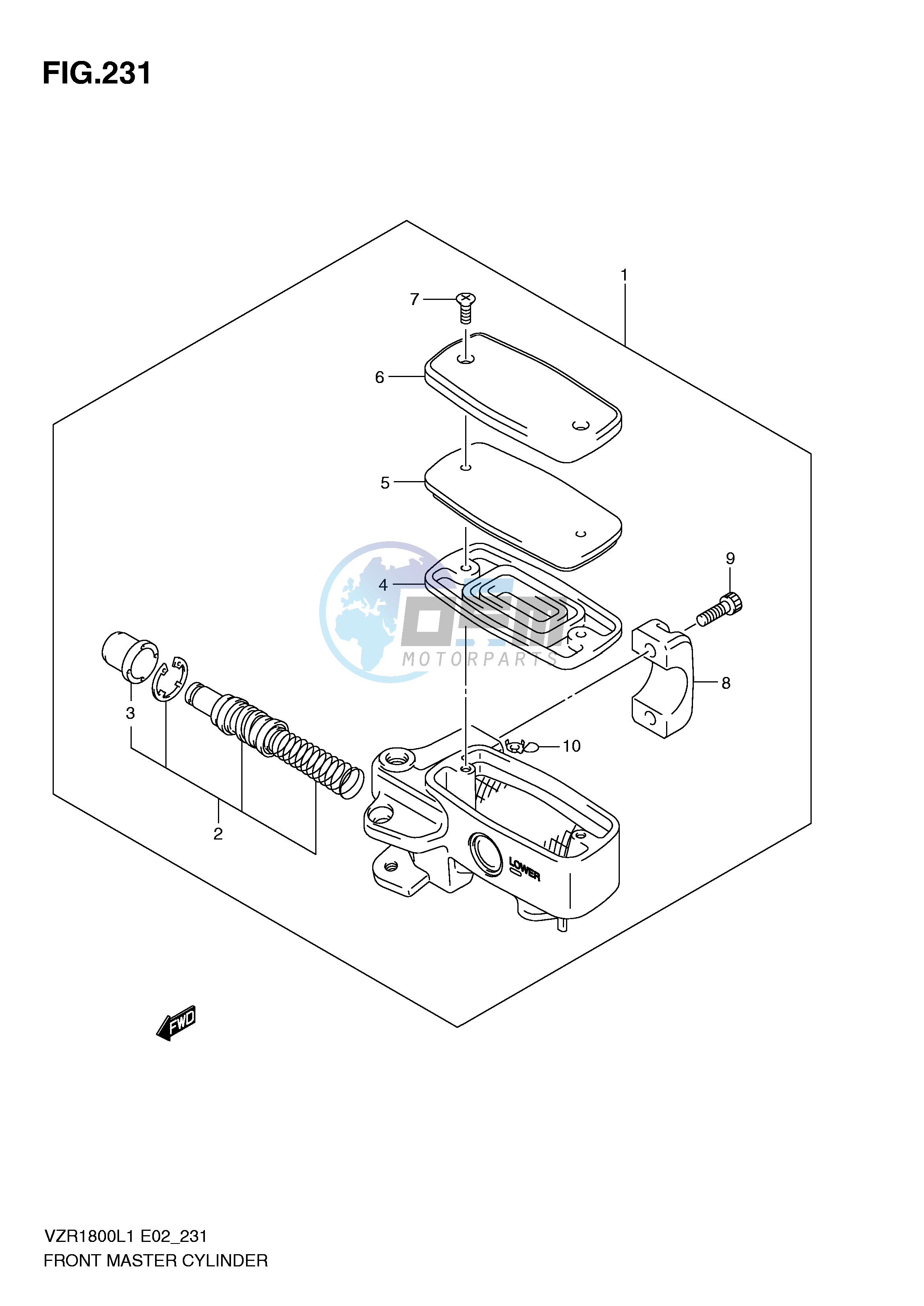 FRONT MASTER CYLINDER (VZR1800ZUFL1 E19)