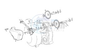 SENDA SM DRD RACING - 50 CC 2T EURO2 drawing OIL PUMP